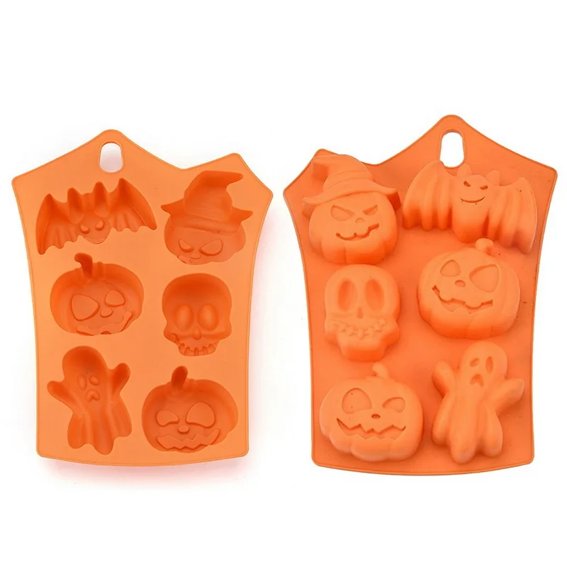 

DIY Halloween Pumpkin Silicone Cake Molds Home Kitchen Baking Tools