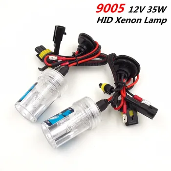 

(1Pair) 9005 12V 35W HID Xenon Lamps Headlight Bulbs Car External Lights (3000K 4300K 6000K 8000K 10000K Choose)