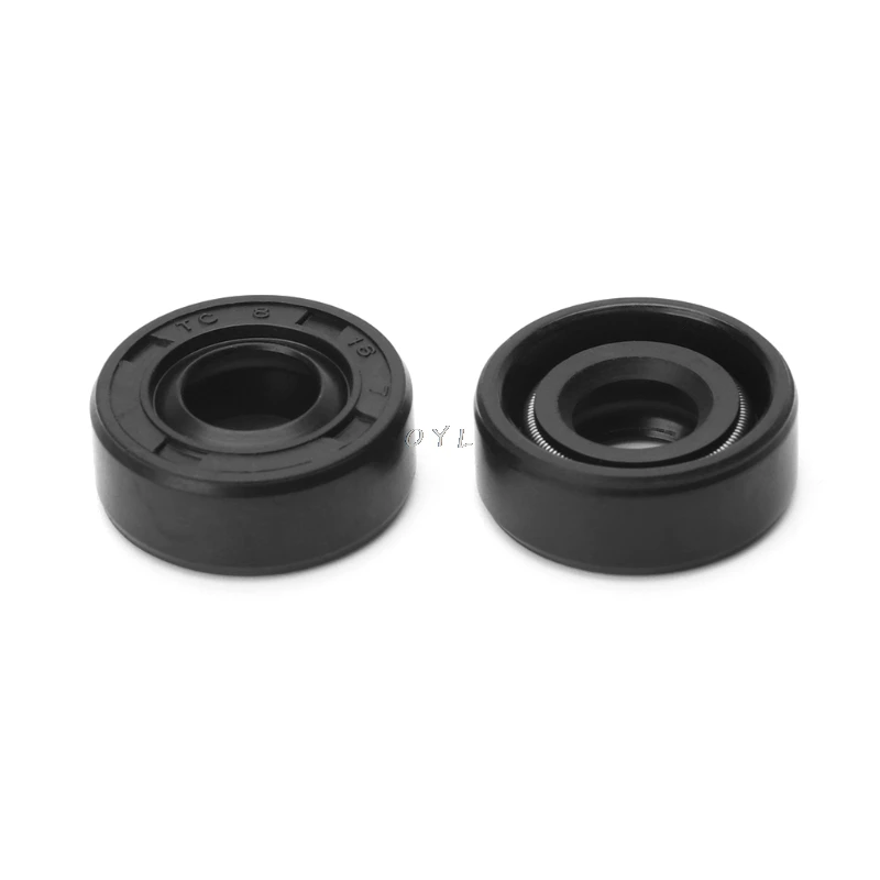 8x18x7mm Wearable Breadmaker Sorbet Machine Blender Repair Parts Oil Seal Ring Home Applicance Kitchen Helper 2pcs/set