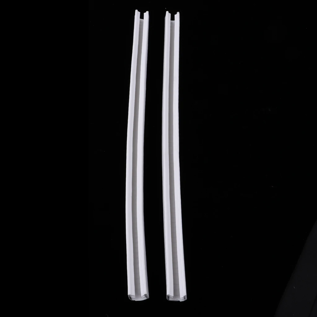 2pcs Rubber Longboard Skateboard Deck Protector Strip Nose Guard Tail Guard Outdoor Sports Small Tools
