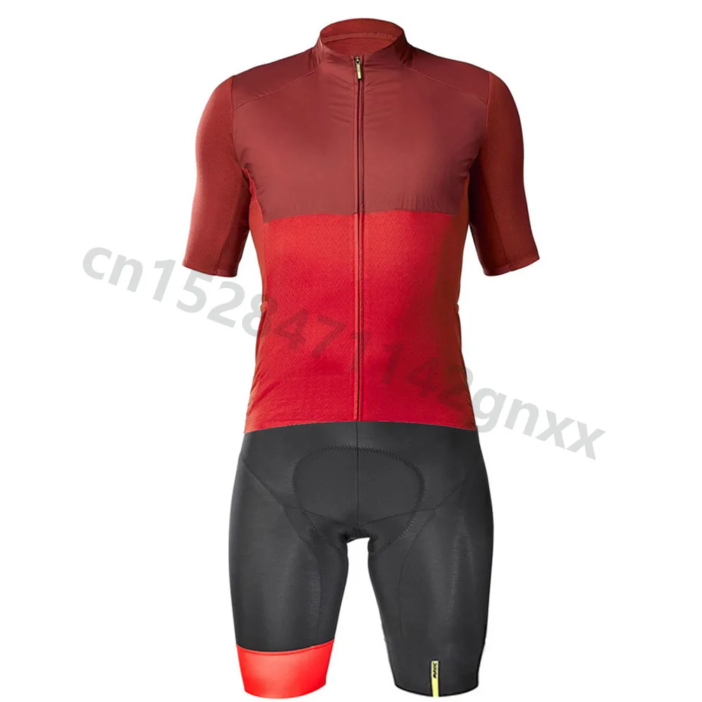 

2019 MAVIC Triathlon Skinsuit Men's Summer Cycling Jersey Pro team Bicycle Jumpsuit Set Maillot Cycling Clothing Ropa Ciclismo