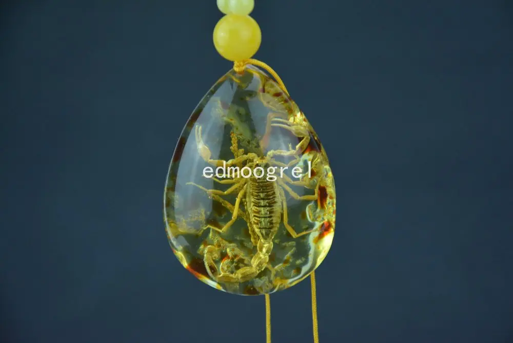

Old Tibet amber scorpion pendant & Fine jewelry,free shipping