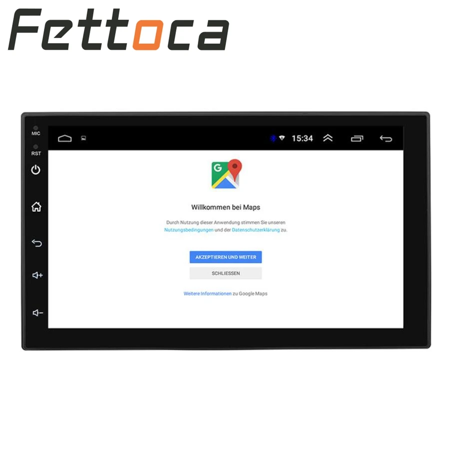 Автомагнитола FETTOCA 7 дюймов Android стерео GPS навигация Bluetooth USB SD 2 Din сенсорный