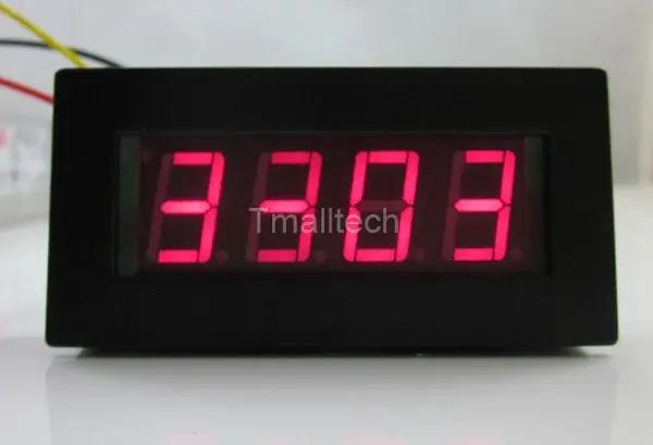 

Digital Motor Tachometer Speed Measure Meter panel 5-9999 RPM Red LED Display