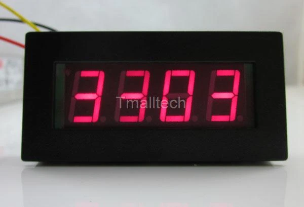 Red LED Motor Tachometer Speed Measure Meter panel with Ratio 5-9999 RPM display Red LED Motor Tachometer Speed Measure Meter panel with Ratio 5-9999 RPM display