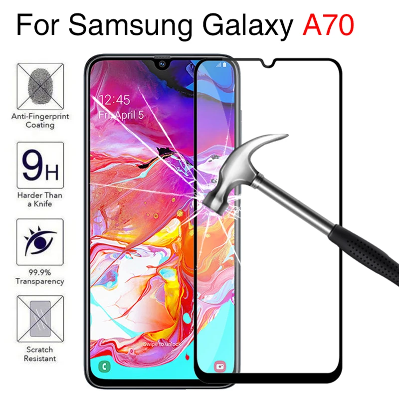

3D Safety Protective Glass For Samsung Galaxy A70 Tempered Glass on the For Samsung A 70 70A A7050 2019 6.7 Phone Film Protector