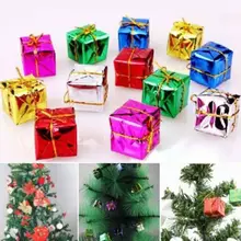 12 шт. Подарочная коробка Форма Merry Christmas Tree украшения дома для отдыха и вечеринок украшения пены фестиваль Декор поставки подарок Горячая