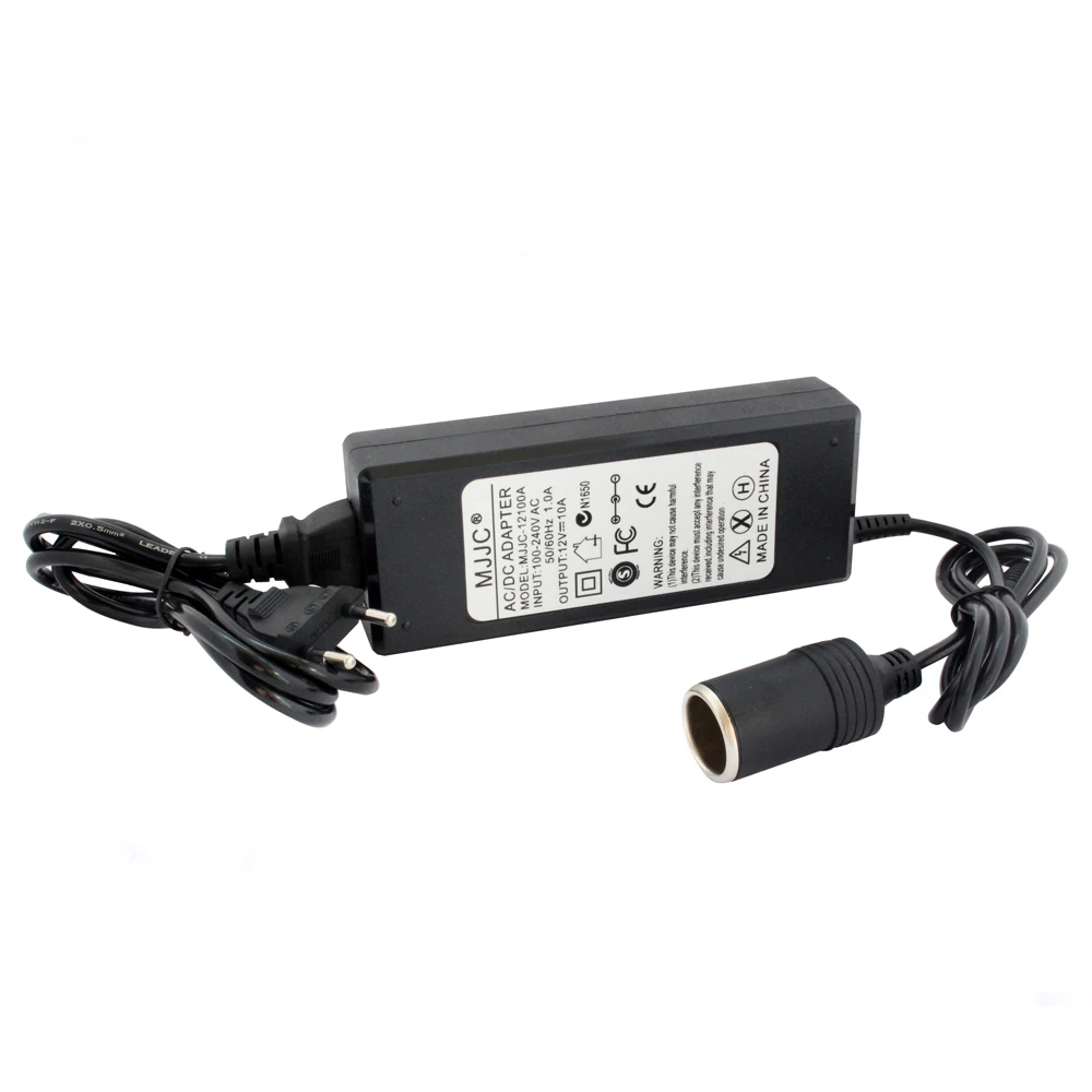 Car Cigarette Lighter AC Adapter 12V 10A 110V 220V to 12V 5A Power Adapter Converter Inverter DC Cigaret Transformer Lighter