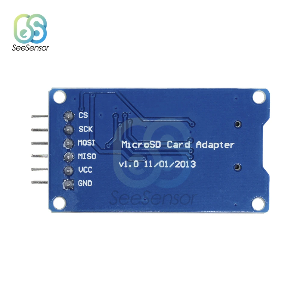 Плата расширения для хранения Micro SD карты TF защитный модуль памяти SPI для Arduino