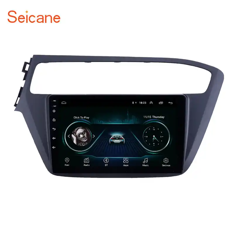 Seicane Android 8 1 Car Radio Multimedia Player 9 Inch For Hyundai I20 2018 2019 Left Hand Drive Stereo Gps Navigation 2 Din Car Multimedia Player Aliexpress