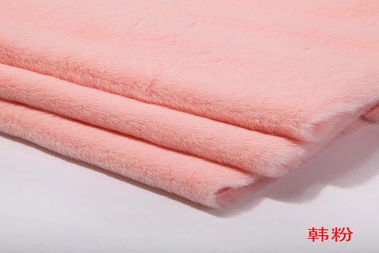 Детская fabricImitation кролика Рекс волосы Имитация меховая одежда подушка шеи ткань