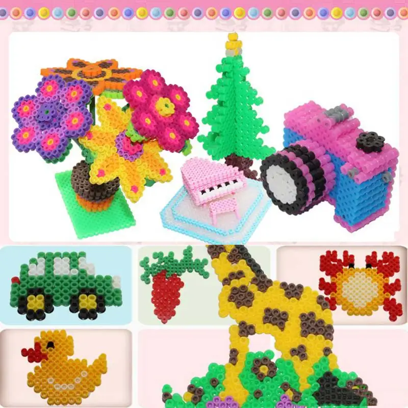 Buy Large Pegboards for Perler Bead Clear Square Design Board Template Toy BM88