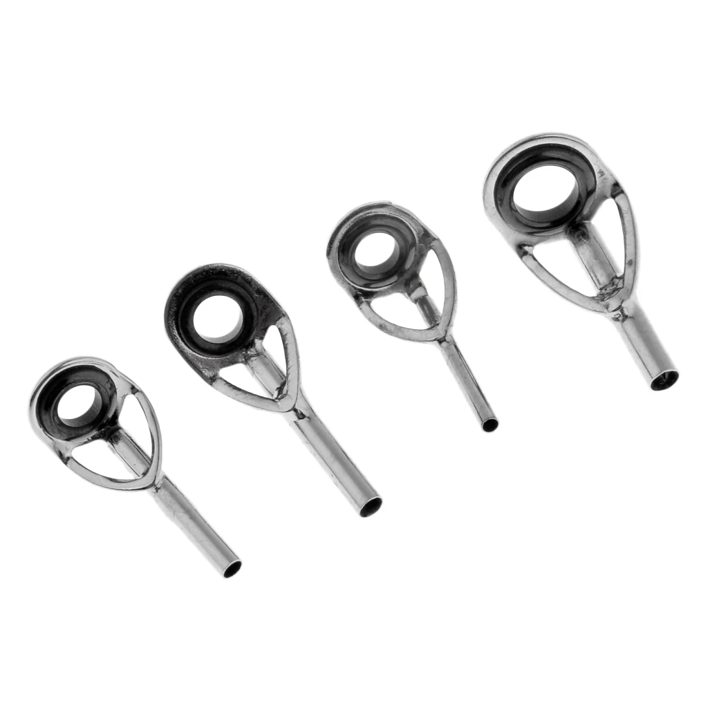 41Pcs Stainless Steel Fishing Rod Guide Ceramic Ring Top Tip Reel Care DIY  Building Ring Rod Repair Kit Fishing Accessories