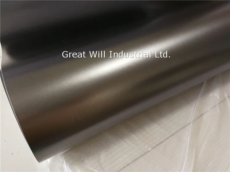 Best Quality Satin Metallic Titanium Vinyl Wrap Film Car Wrap Foil For