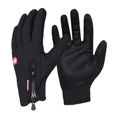 Зимние лыжные перчатки для мужчин и женщин, ветрозащитные перчатки для катания на сноуборде с сенсорным экраном, спортивные перчатки для активного отдыха