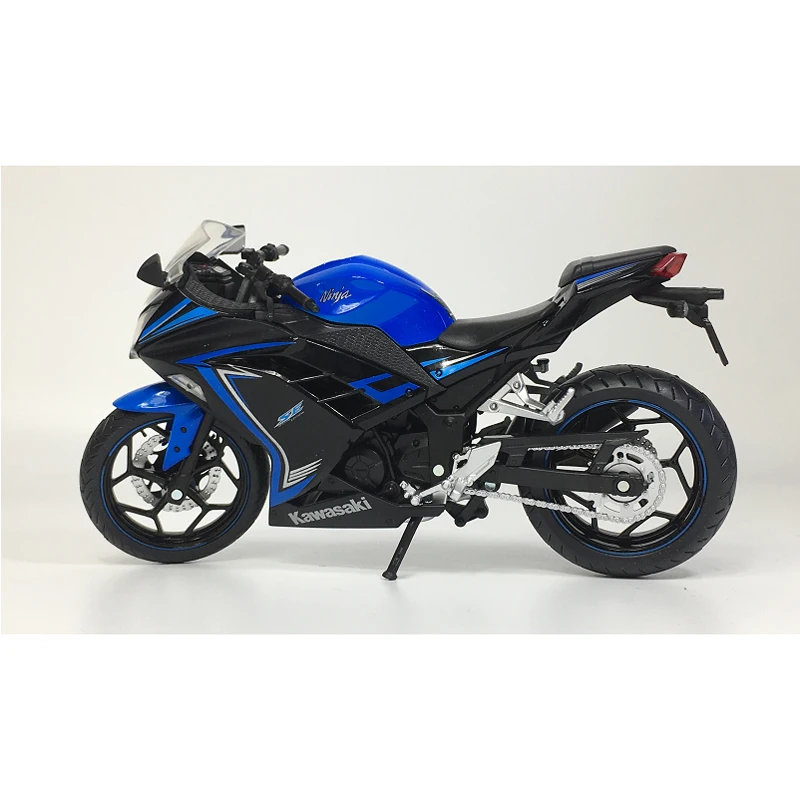 1:12 Kawasaki Ninja модель мотоцикла статический дисплей мотоцикл игрушка спортивный велосипед литая модель и транспортные средства игрушки