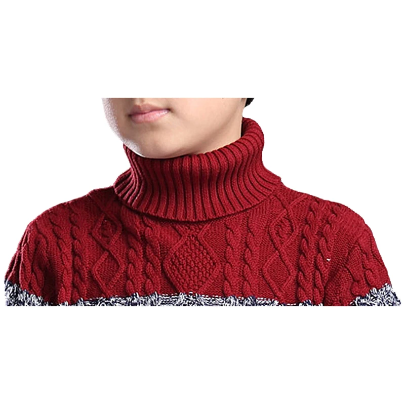 Модный Детский свитер; очаровательный цветной хлопковый утепленный пуловер; Новинка; сезон весна-осень; трикотажное пальто с длинными рукавами для мальчиков в Корейском стиле
