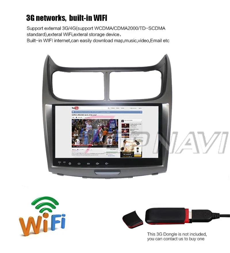 2 din car radio For Chevrolet Sail 2012 2013