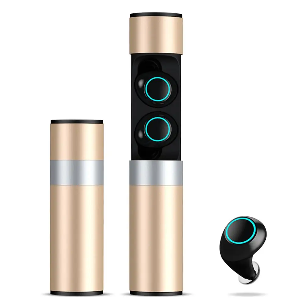 J1 Touch Control Bluetooth Earphone 5.0 Wireless Waterproof Bluetooth Earphone with Charging Case Stereo Earphones Handsfree