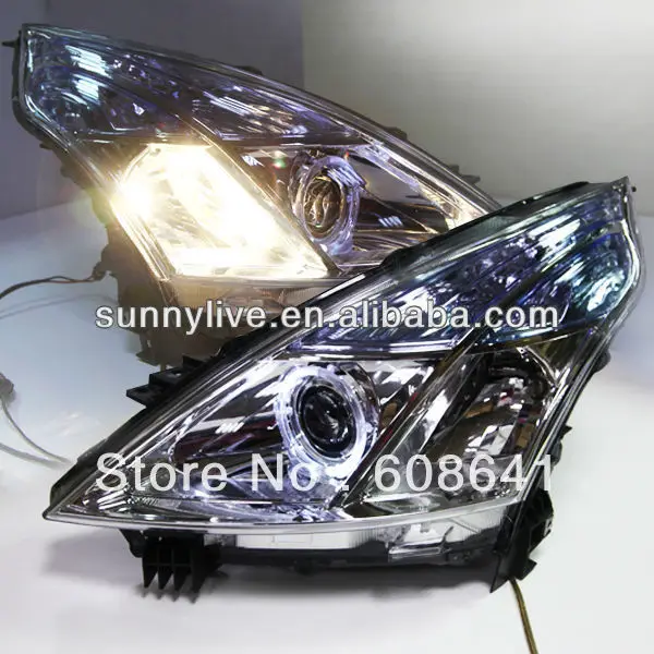 Светодиодные фары Teana Angel Eyes для NISSAN 2008 11 V5|eye led|light forangel eyes led |