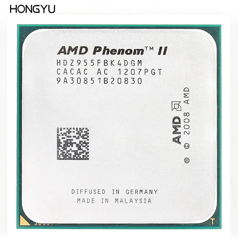 Процессор AMD Phenom II X4 955 cpu Socket AM3 125W 3,2 GHz 938-pin четырехъядерный настольный процессор cpu X4 955 socket am3