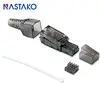 RJ45 Cat6 conector UTP enchufe Modular sin herramientas de engaste módulo Compatible con Cat 5/5e gato 6 jack Cable de red sin blindaje ► Foto 3/6