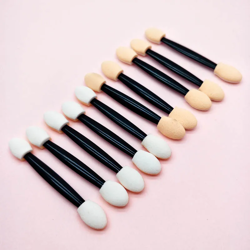 10pcs Eyeshadow Applicator Sponge Double Ended Make Up Supplies