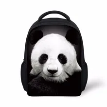 Черный модный детский рюкзак с принтом панды, классная школьная сумка для девочек, рюкзак для детей, рюкзак для детского сада, Mochila infantil