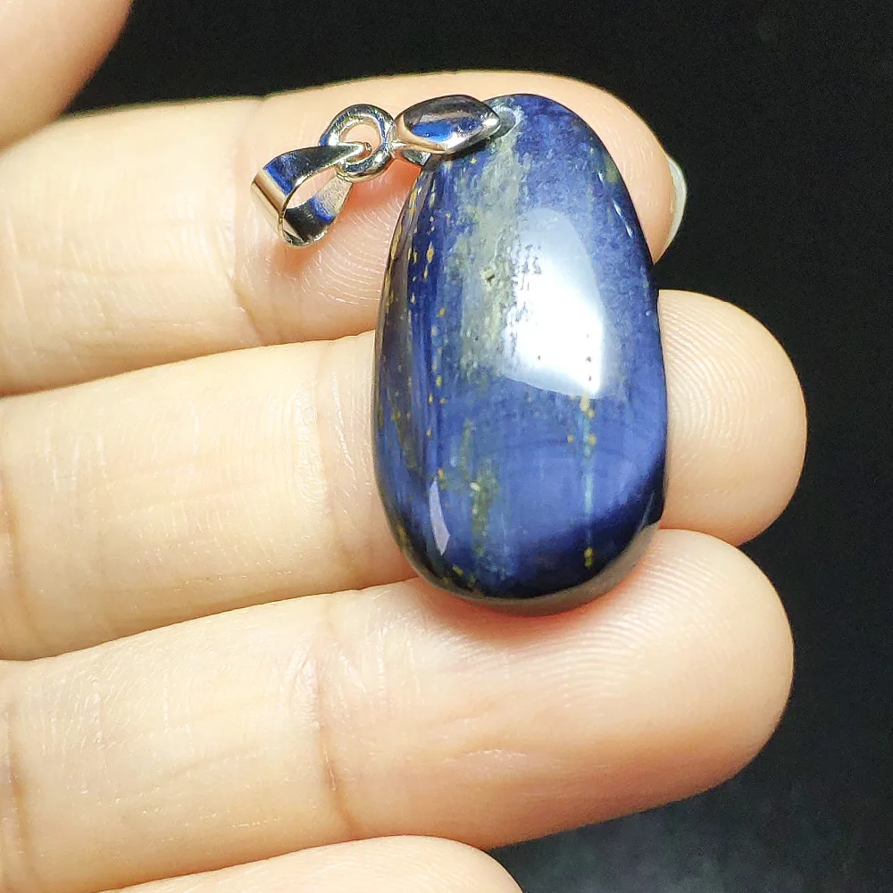 

2019 Newly Natural Blue Yellow Pietersite Chatoyant Healing Pendant Gemstone 25x15x6mm Best Namibia Fashion Stone Pendant AAAAA