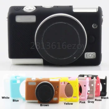 

Nice Soft Silicone Rubber Mirrorless System Camera Video Bag For Canon M100 rotective Body Cover Case Skin Camera Bag
