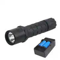 LED Flashlight R2 G2 Excellent High quality 1200 Lumen Tactical Torch +2x16340 Battery +Charger SET