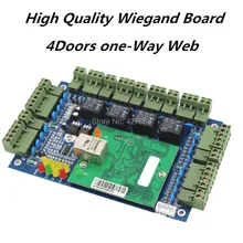 IE веб-Плата управления доступом, дверной пульт управления, 4 двери, односторонняя плата управления доступом, панель управления доступом с бесплатным программным обеспечением