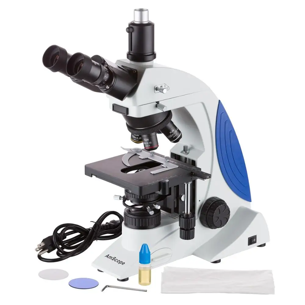AmScope принадлежности 40X 1000X Plan Infinity Kohler лабораторные исследований класса