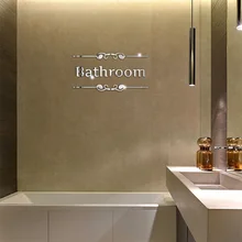 Acrylic DIY decorative mirror wall stickers environmentally friendly high-quality bathroom Toilet Pattern decorative mirror high quality colorful leather pattern removeable wall stickers