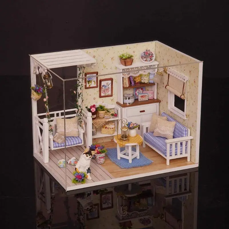 3D Handmade Furniture Doll House Diy miniature doll house 3D Wooden Miniaturas Dollhouse Toys For Kids Home Beautiful Decoration 3D Handmade Furniture Doll House Diy miniature doll house 3D Wooden Miniaturas Dollhouse Toys For Kids Home Beautiful Decoration