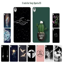 Мягкий чехол из ТПУ для Sony Xperia E5 f3311 f3313, мягкий силиконовый чехол с рисунком бобы, чехол для телефона для Xperia E5 E 5 Fundas
