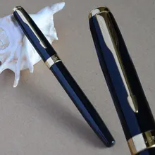 BAOER 388 элегантная блестящая черная и Золотая шариковая ручка