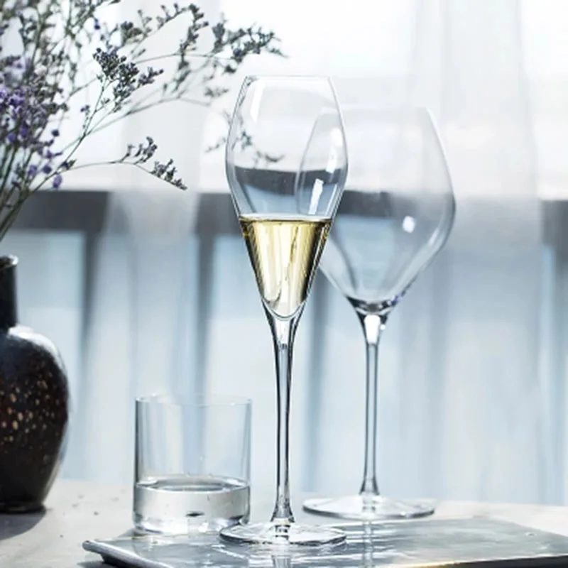 KINGLANG  2 Pack European red wine glass set crystal glass wine glass goblet champagne glass wine cup