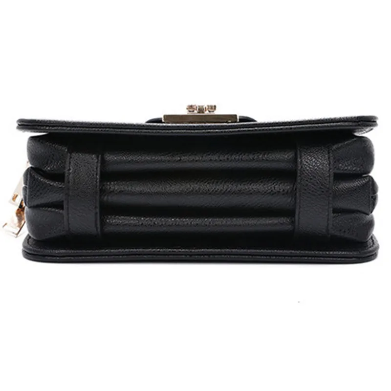 Женская сумка мессенджер с тремя карманами и защитой от кражи|mini crossbody|leather shoulder