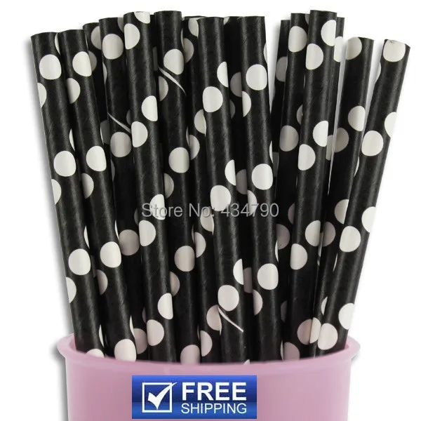 200pcs white polka dot black paper strawscheapest halloween cake pop stickswholesale party - Cheapest Halloween Decorations 200pcs white polka dot black paper strawscheapest halloween cake pop stickswholesale party - Cheapest Halloween Decorations