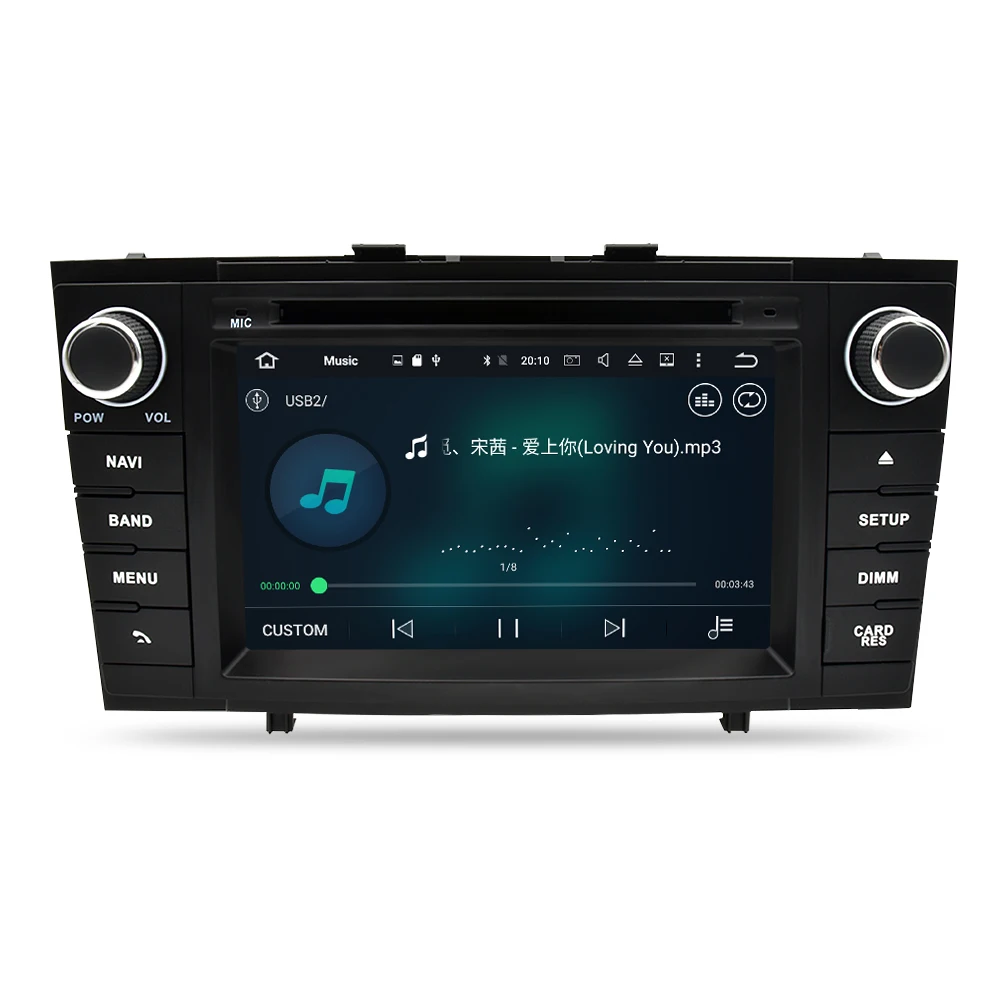Sale Android 9.0 Car Radio DVD GPS Navigation Multimedia Player For Toyota Avensis T27 2009-2015 Auto Audio WIFI Stereo Headunit 3
