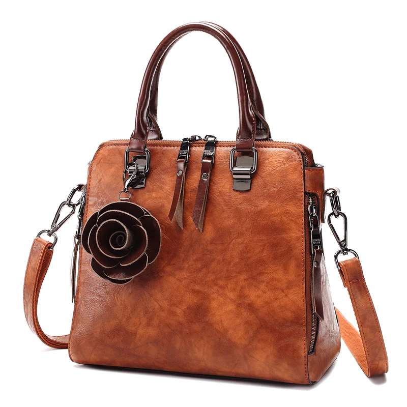 

Fashion Genuine Leather Bags Women Real Leather Handbag Shoulder Bags Elegant Women Crossbody Messenger Bags Bolsa Ladies T22