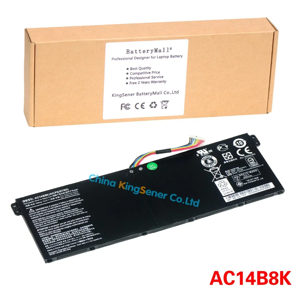Аккумулятор acer ac14b8k