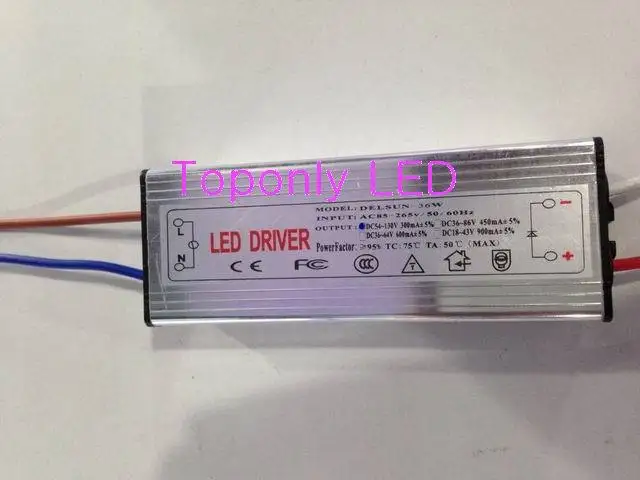 

2016 new 36w led power supply 300mA constant current led lighting transformers DC adapter for high power led ceiling downlight