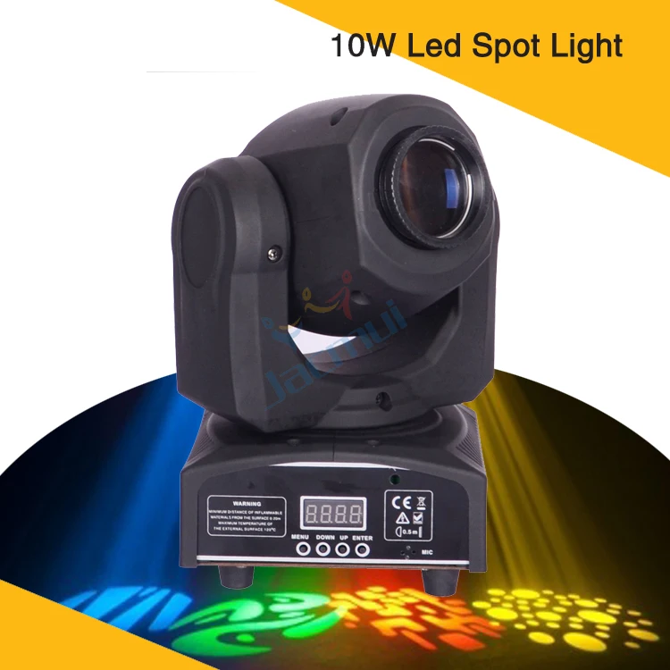 Горячая KTV Клубное освещение 10 Вт Led прожектор движущаяся голова Dj свет мини луч
