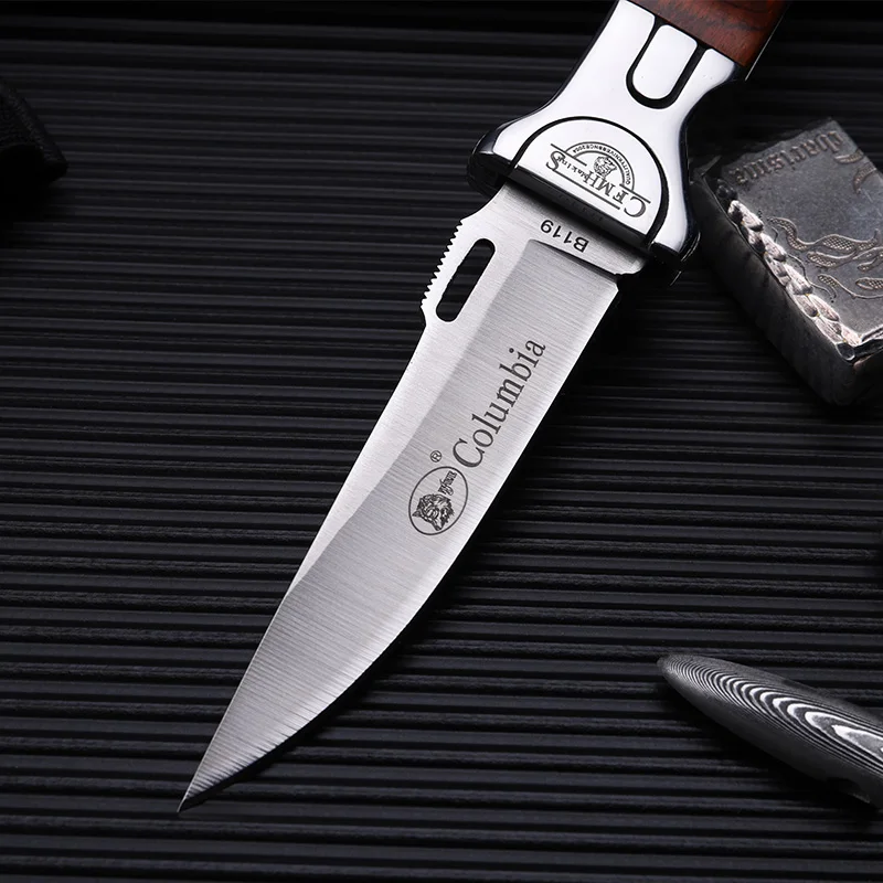 Stenzhorn 2017 New Real Authentic Self-defense Wilderness Survival High Hardness Knife With Wild Fruit Folding Outdoor The Devil