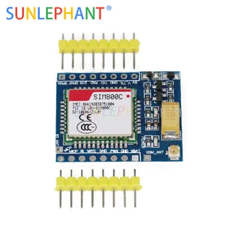 

SIM800C GSM GPRS Module 5V/3.3V TTL Development Board IPEX With Bluetooth And TTS For Arduno STM32 C51