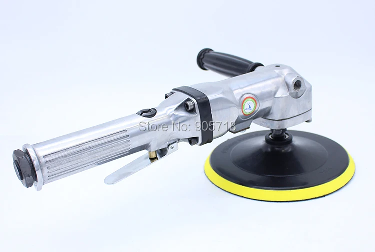 Высокое качество профессиональный 90 градусов 7 дюймов кнопка-образный пневматический полировщик машина Air Sander Шлифовальный Инструмент