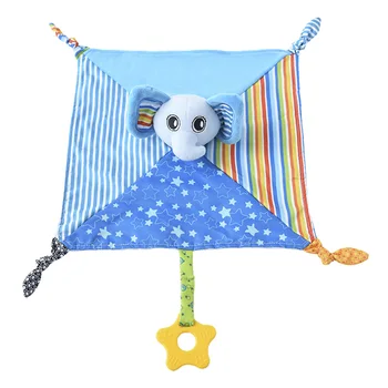 

1pc Appease Towel Cartoon Teether Smoothing Toy Pacifier for Babies Toddlers Infants Newborns