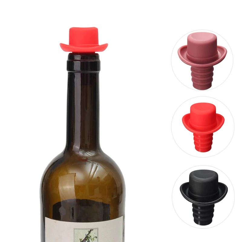 Силиконовая маленькая шляпа свежая пробка для пивных бутылок Пробка для винной бутылки крышки бутылки